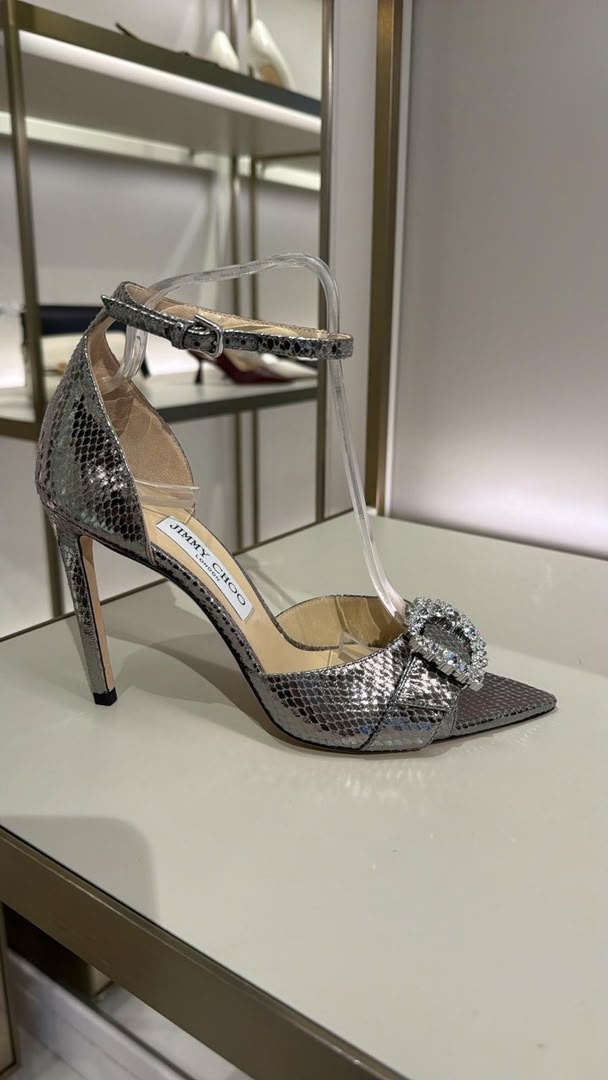Snakeskin Heel